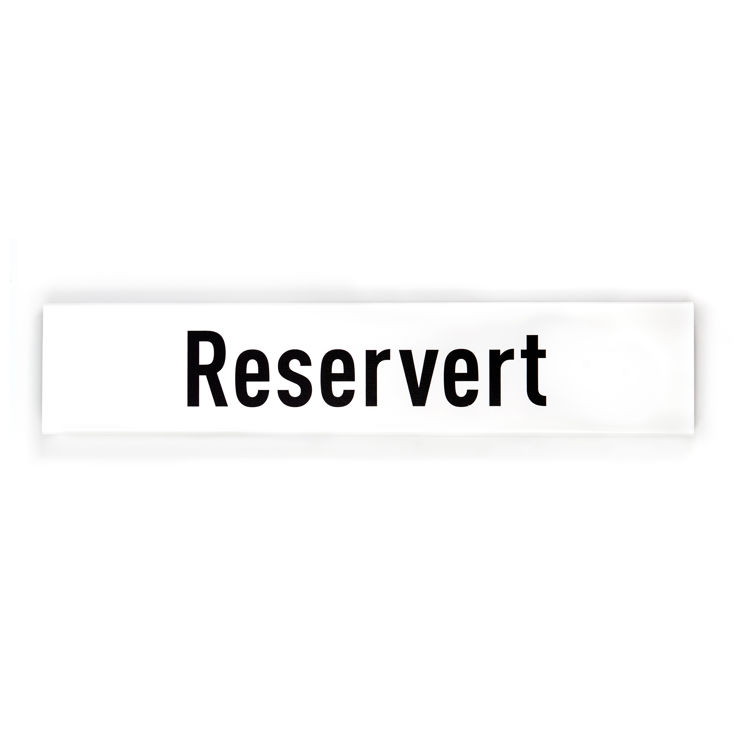Reservert -for stolpe