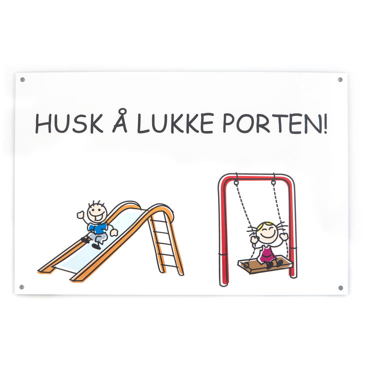 Lukk porten