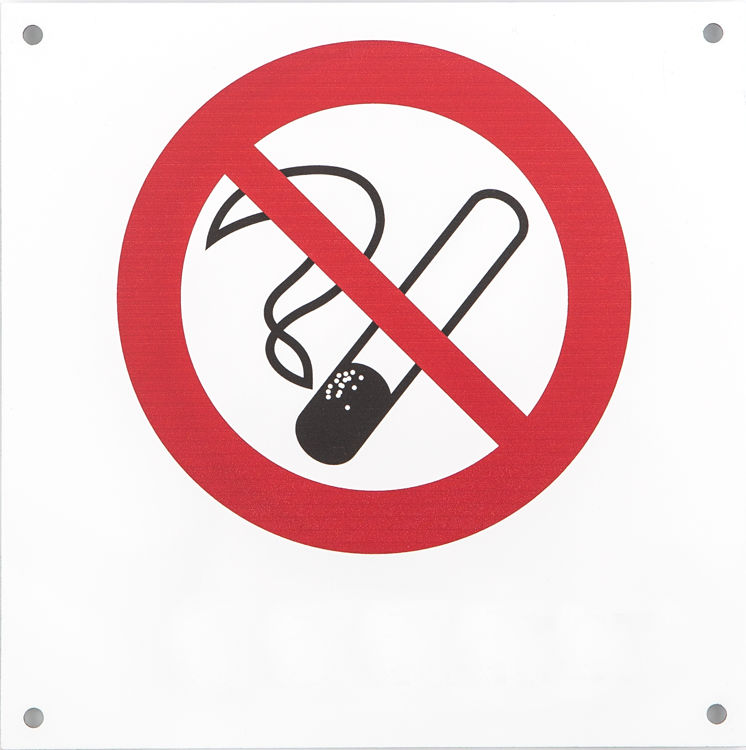Røyking forbudt -din tekst