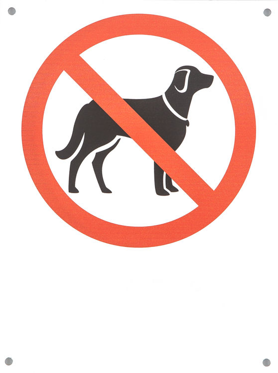Hund forbudt -din tekst