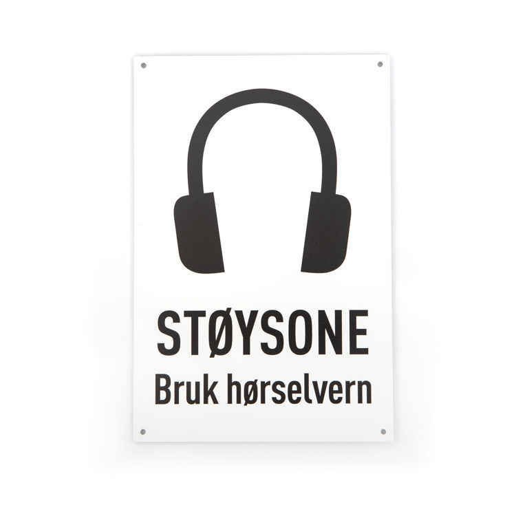 Støysone 20x30 cm