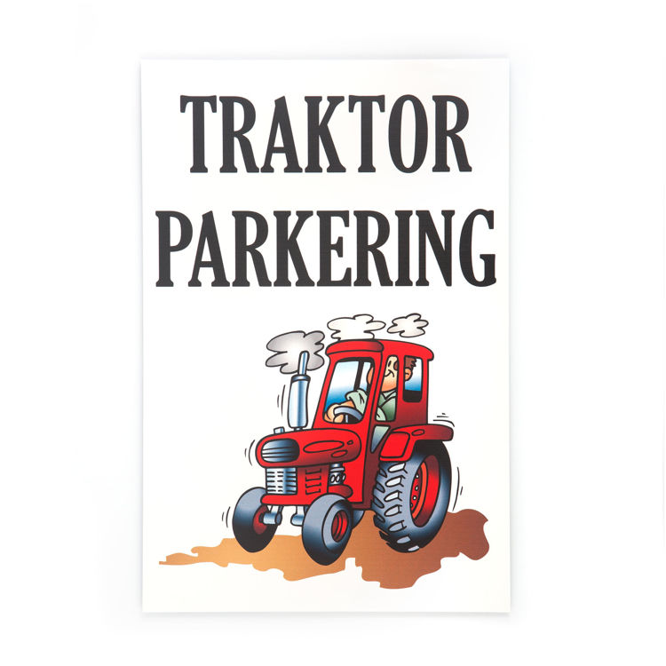 Traktorparkering 20x30 cm