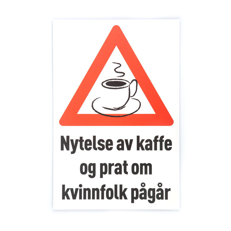 Nytelse av kaffe 20x30 cm