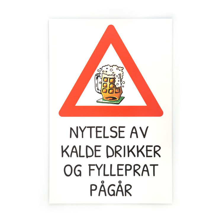 Nytelse av kalde drikker 20x30 cm